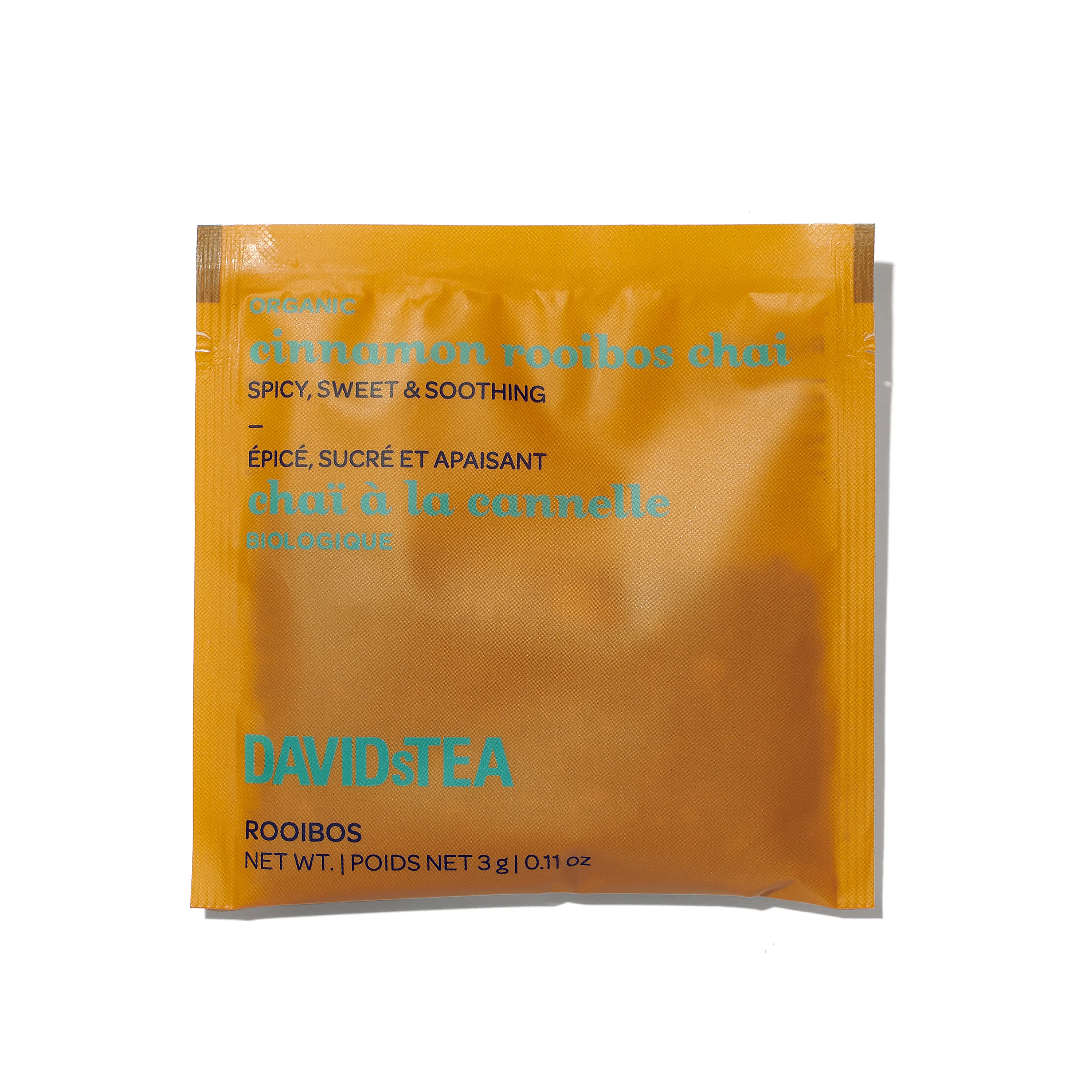 DAVIDsTEA Organic Cinnamon Rooibos Tea Pack of 25 Sachets