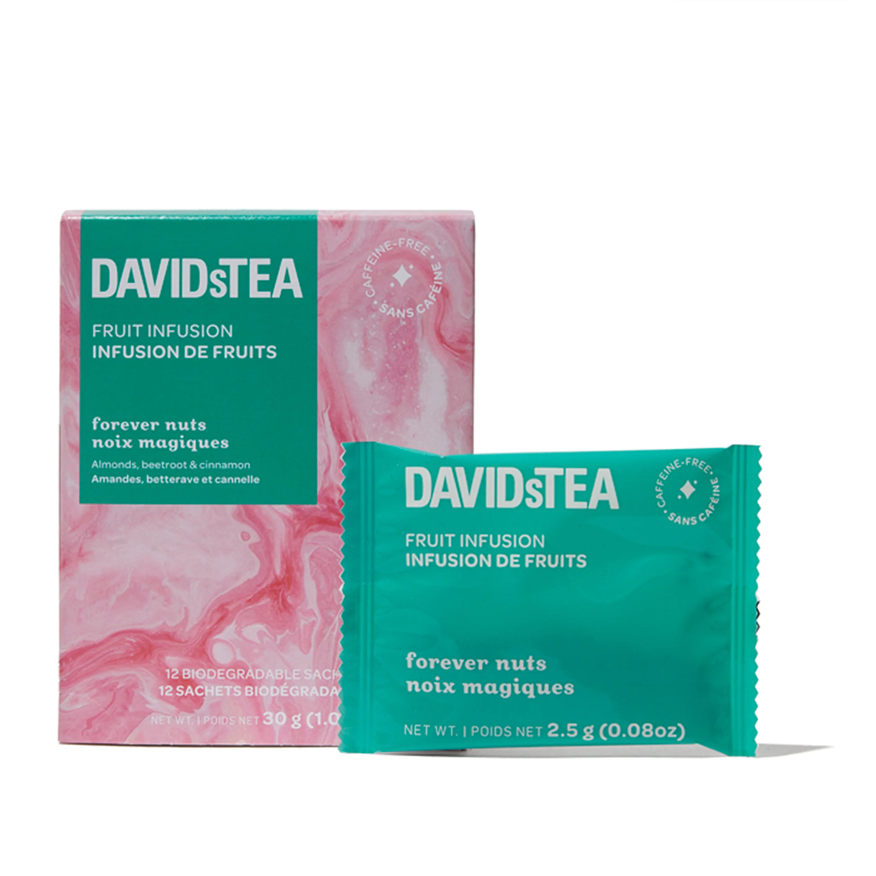 DAVIDsTEA Forever Nuts Tea Pack of 12 Sachets — SKU SB-FB6799-1DF6E1322BC3E9