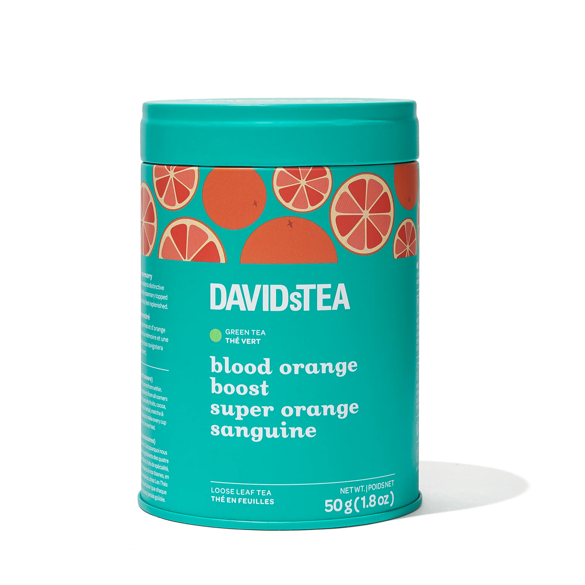DAVIDsTEA Blood Orange Boost Tea Loose Leaf Tin