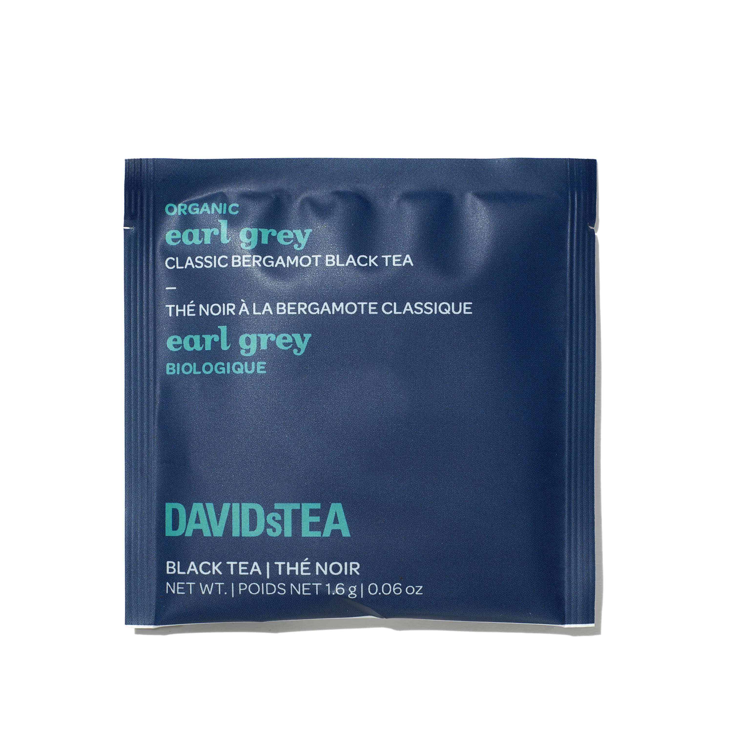 DAVIDsTEA Organic Earl Grey Tea Pack of 25 Sachets