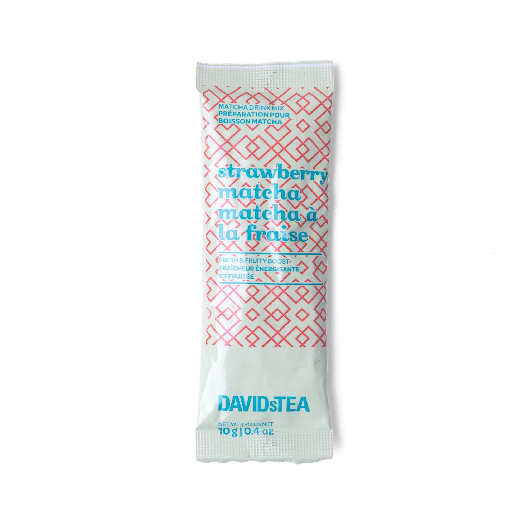 DAVIDsTEA Strawberry Matcha Single Serves Pack of 48