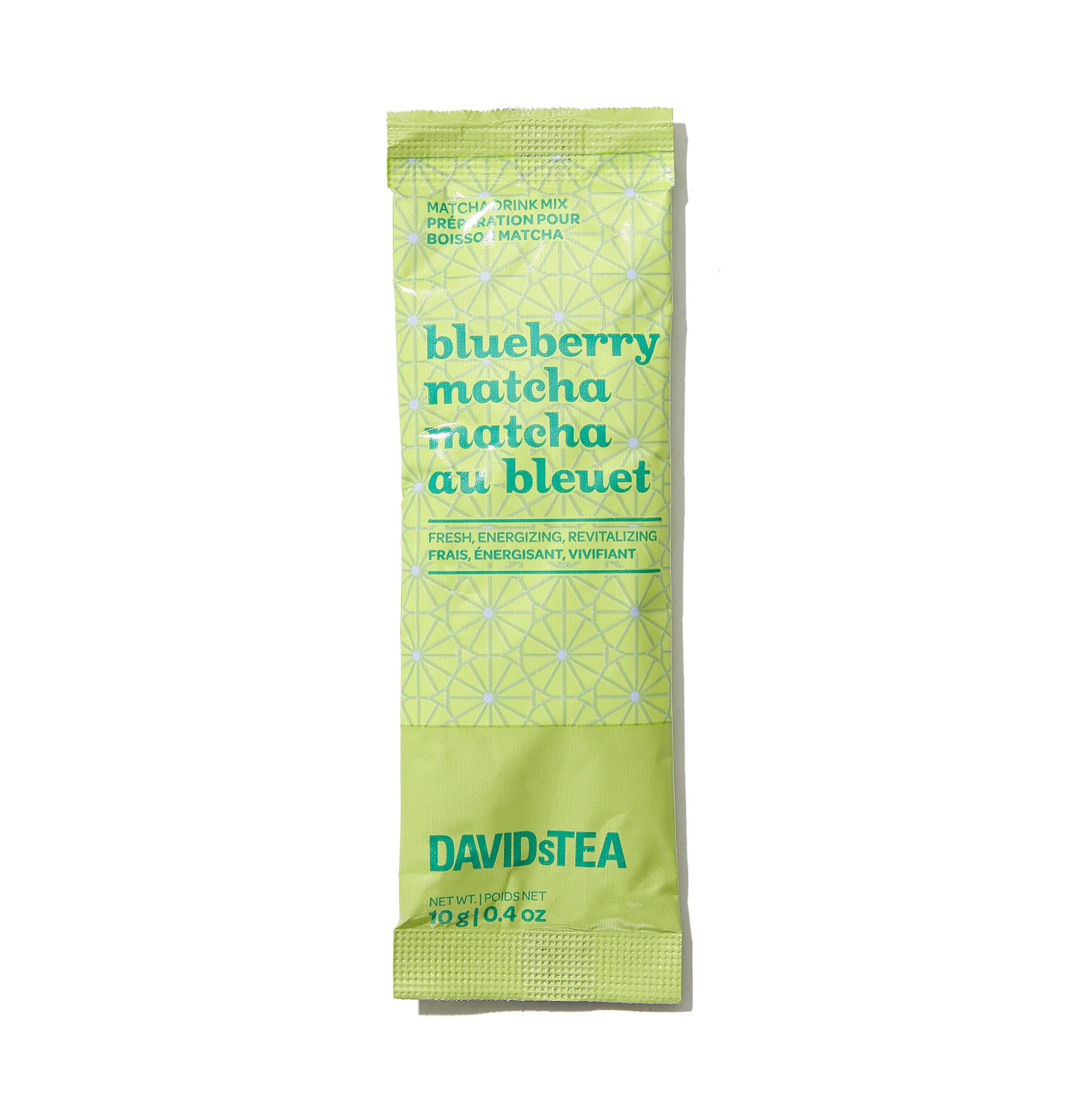DAVIDsTEA Blueberry Matcha Single Serves Pack of 48