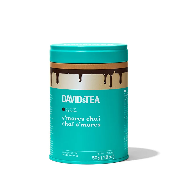 DAVIDsTEA S'mores Chai Tea Printed Tin