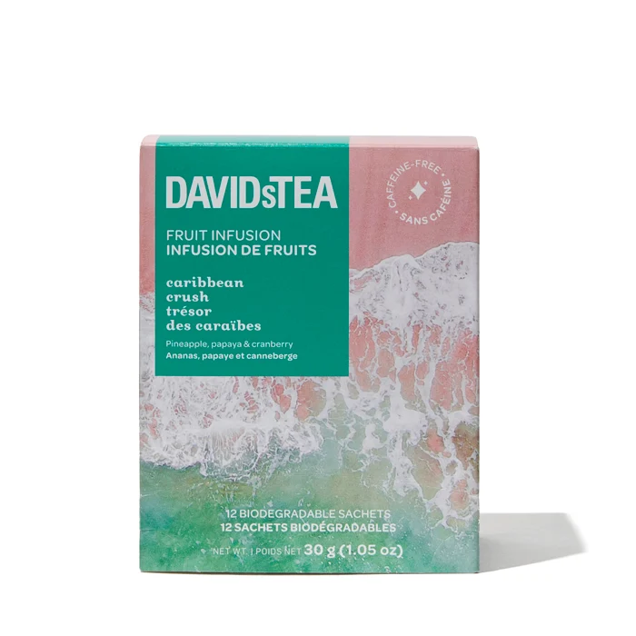 DAVIDsTEA Caribbean Crush Tea Pack of 12 Sachets — SKU SB-FB6799-E9263868D9D1AC