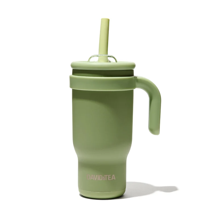 DAVIDsTEA Sage Green Sippy Tumbler