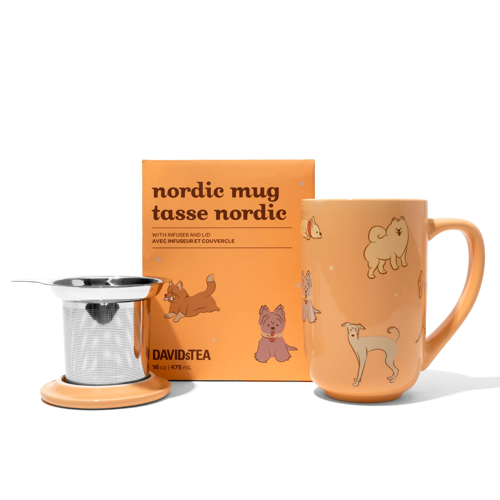 DAVIDsTEA Puppy Nordic Mug