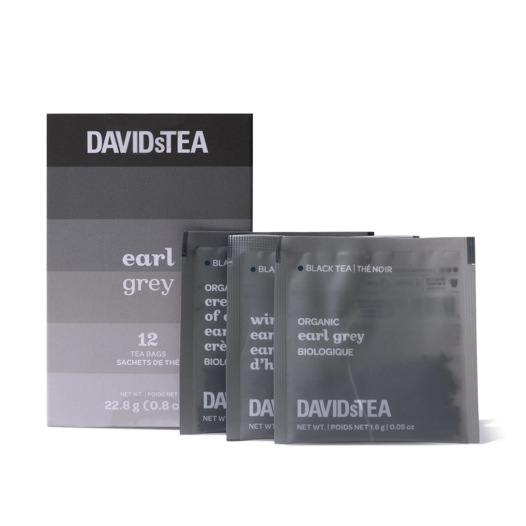 DAVIDsTEA Earl Grey Variety Box of 12 Sachets