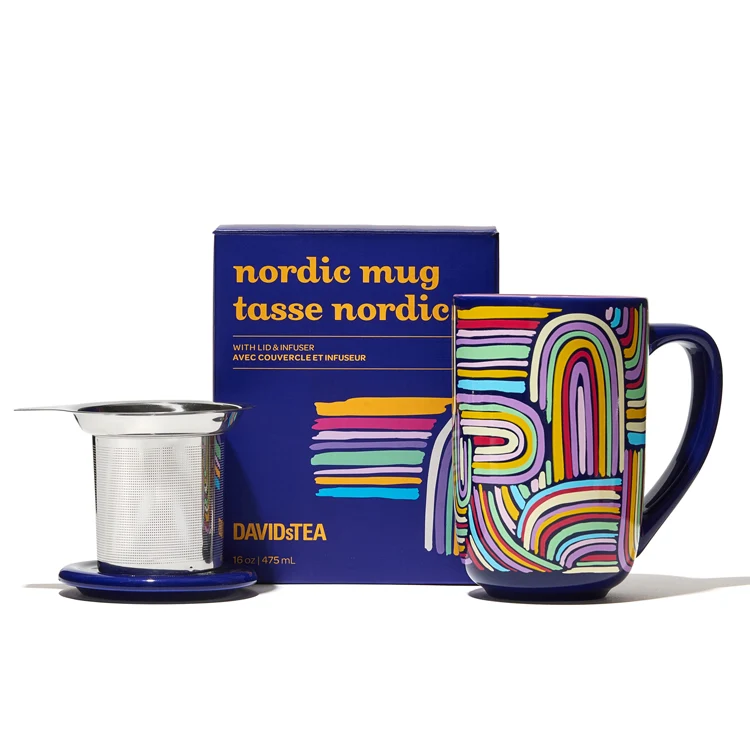 DAVIDsTEA Rainbow Nordic Mug