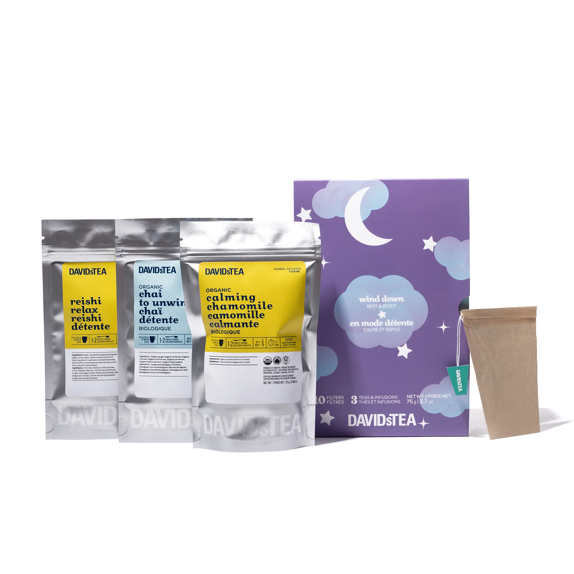 DAVIDsTEA Wind Down 3 Tea Sampler - Image 2