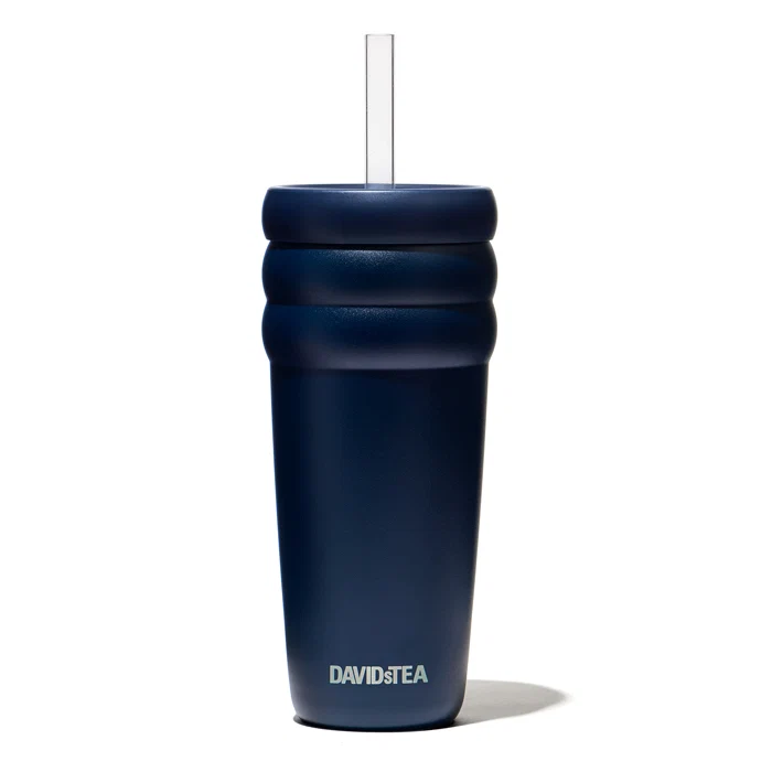 DAVIDsTEA Midnight Blue Bubble Tumbler