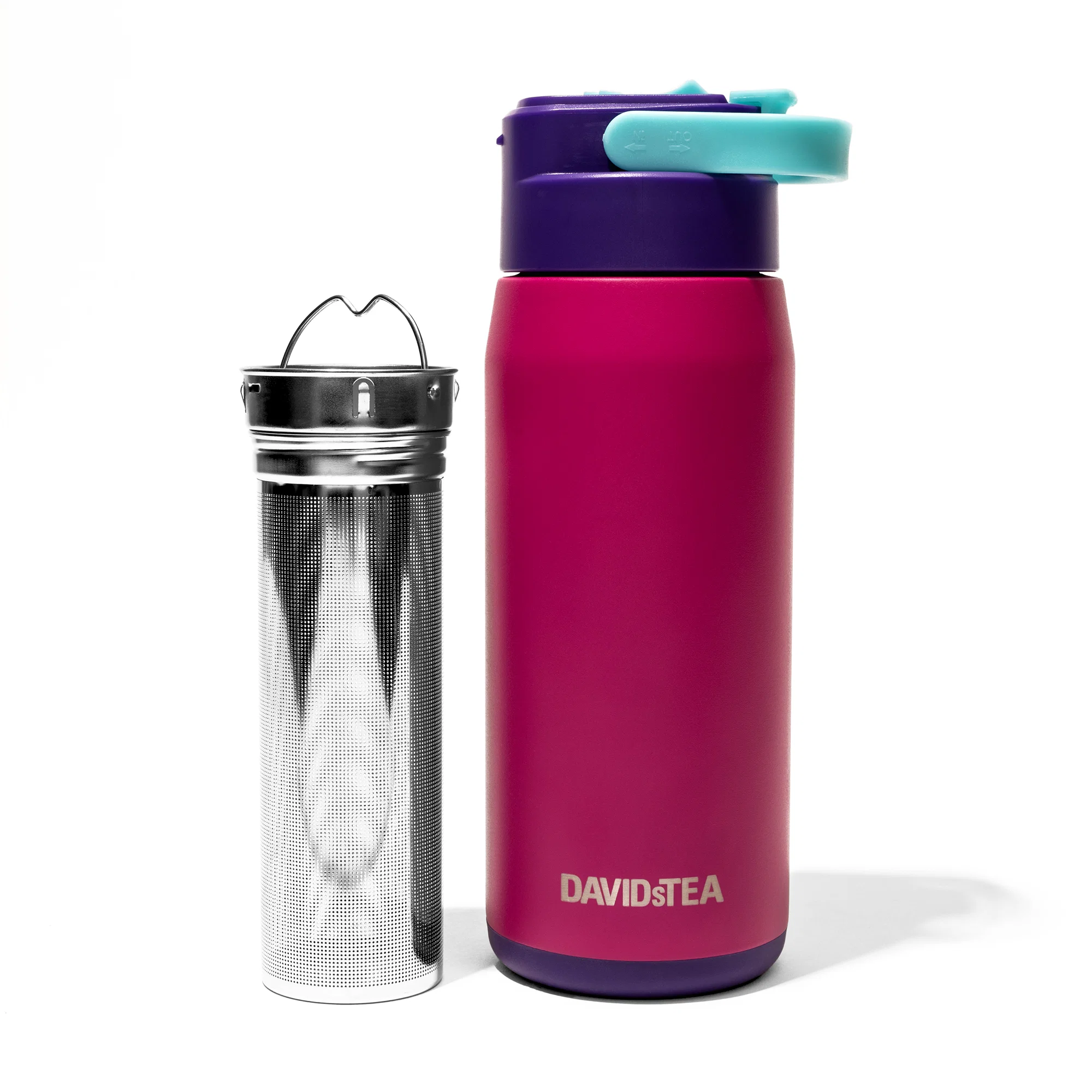 DAVIDsTEA Fuchsia Everyday Travel Mug