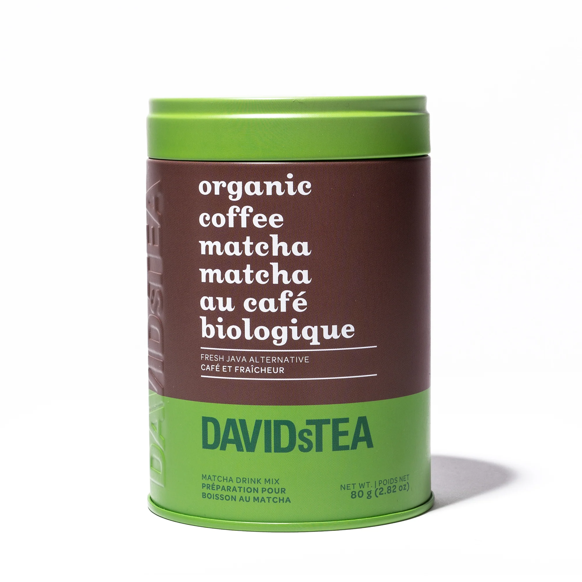 DAVIDsTEA Organic Coffee Matcha Tea Printed Tin