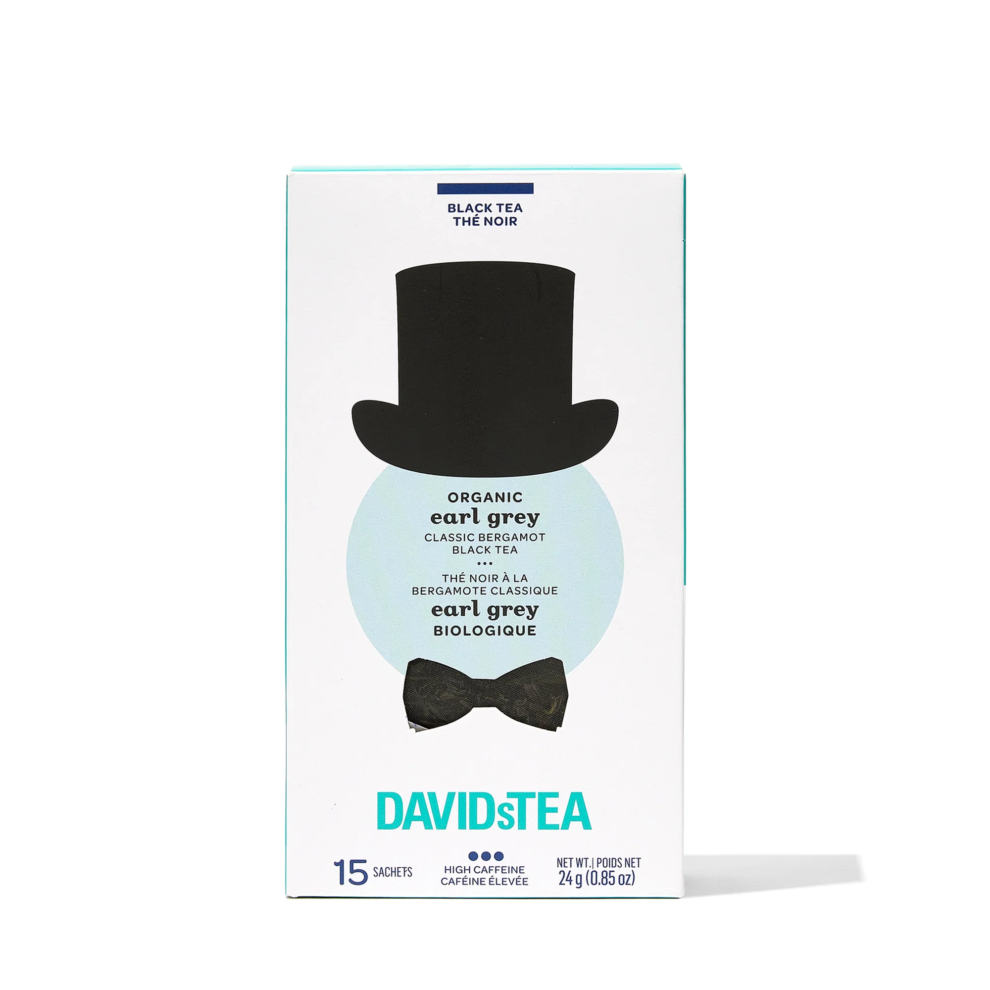 DAVIDsTEA Organic Earl Grey Tea Pack of 15 Sachets