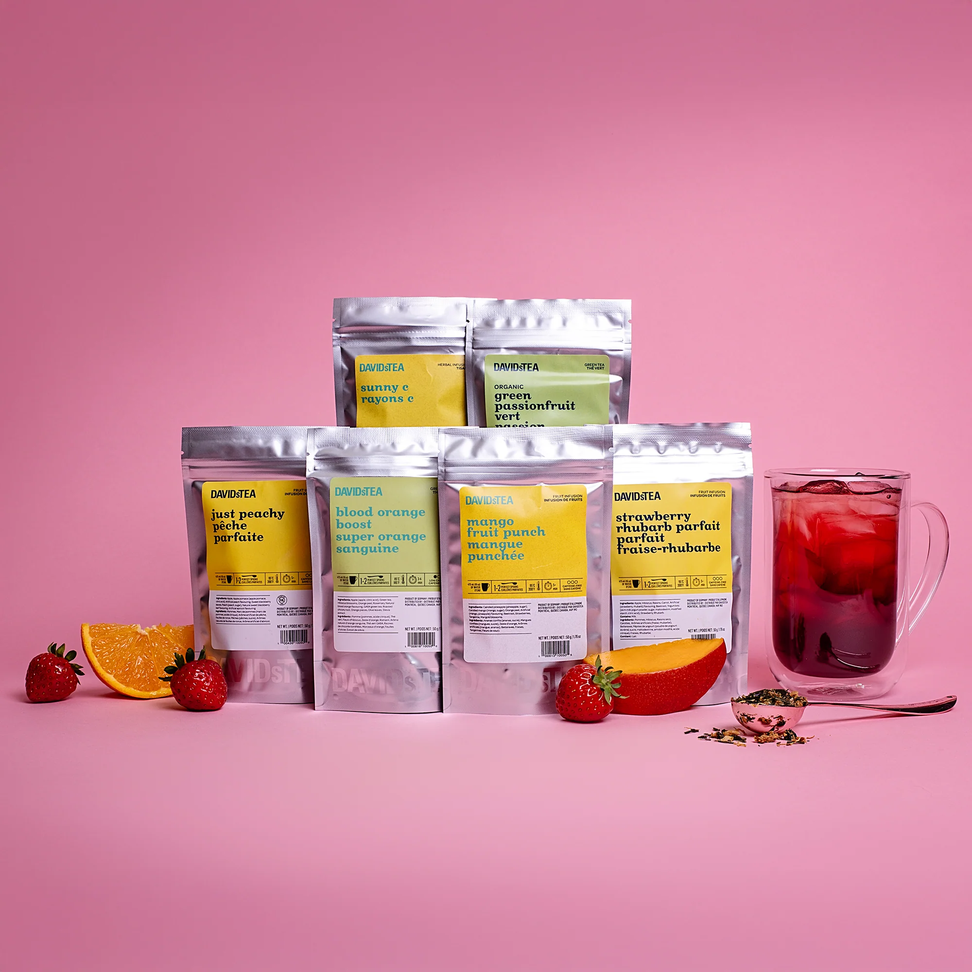 DAVIDsTEA Fruity Tea Bundle