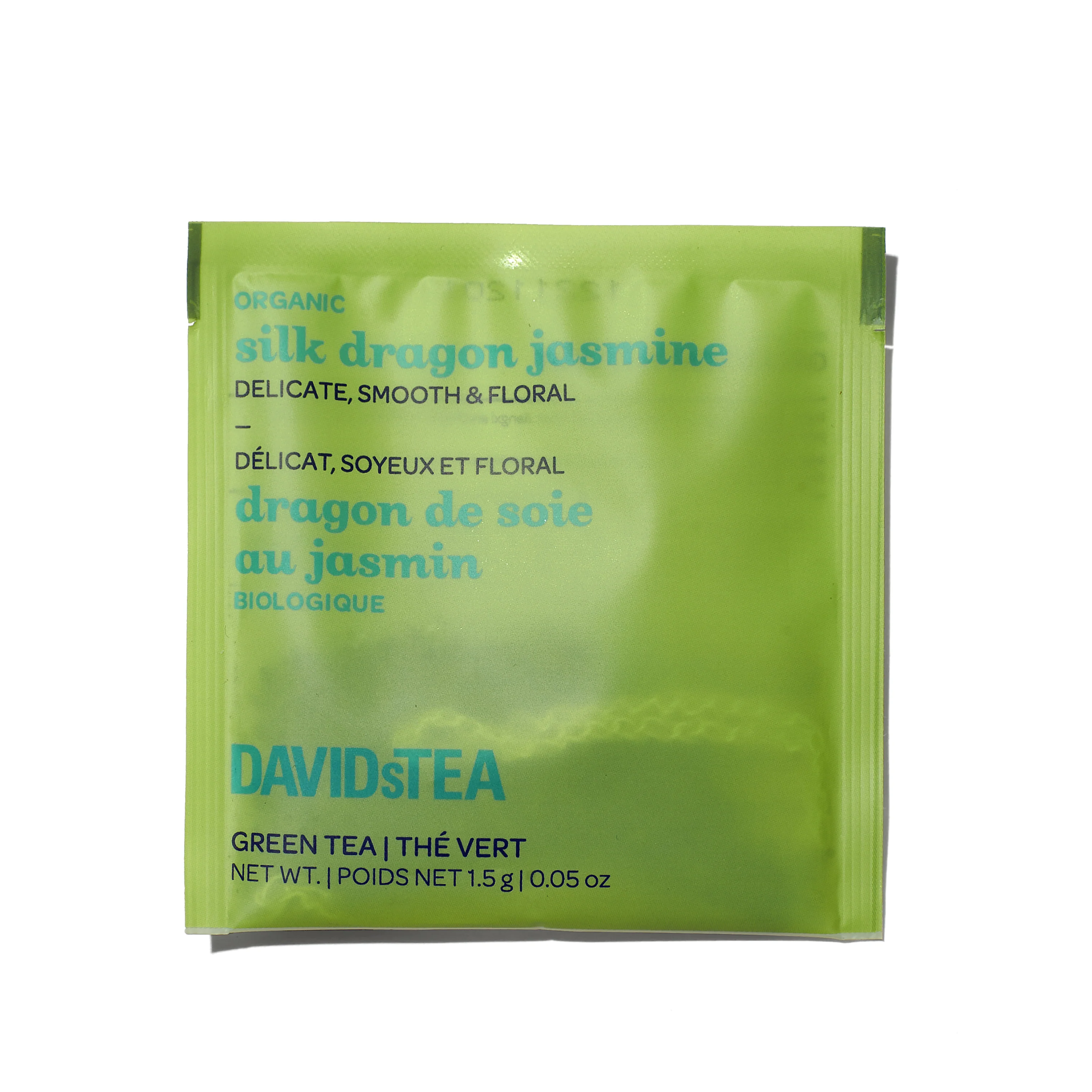 DAVIDsTEA Organic Silk Dragon Jasmine Tea Pack of 25 Sachets