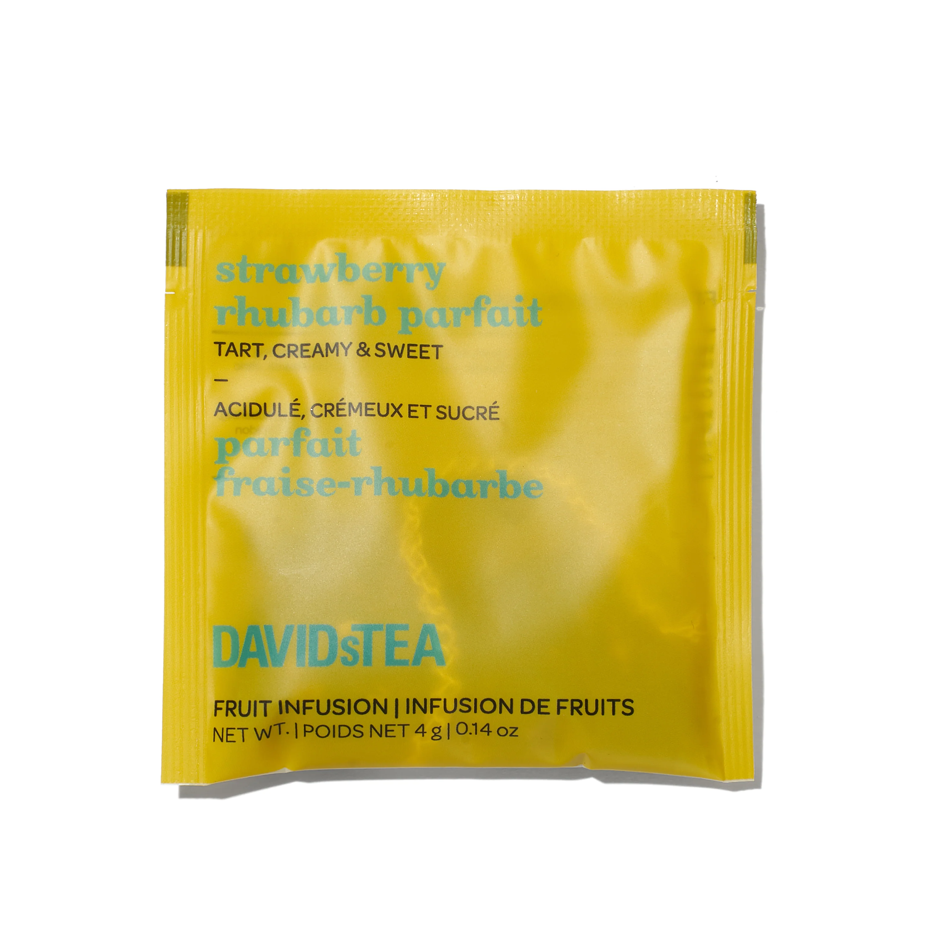 DAVIDsTEA Strawberry Rhubarb Parfait Tea Pack of 25 Sachets