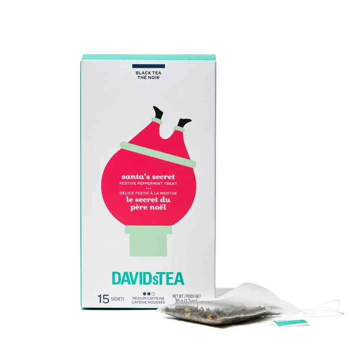 DAVIDsTEA Santa's Secret Tea Pack of 15 Sachets