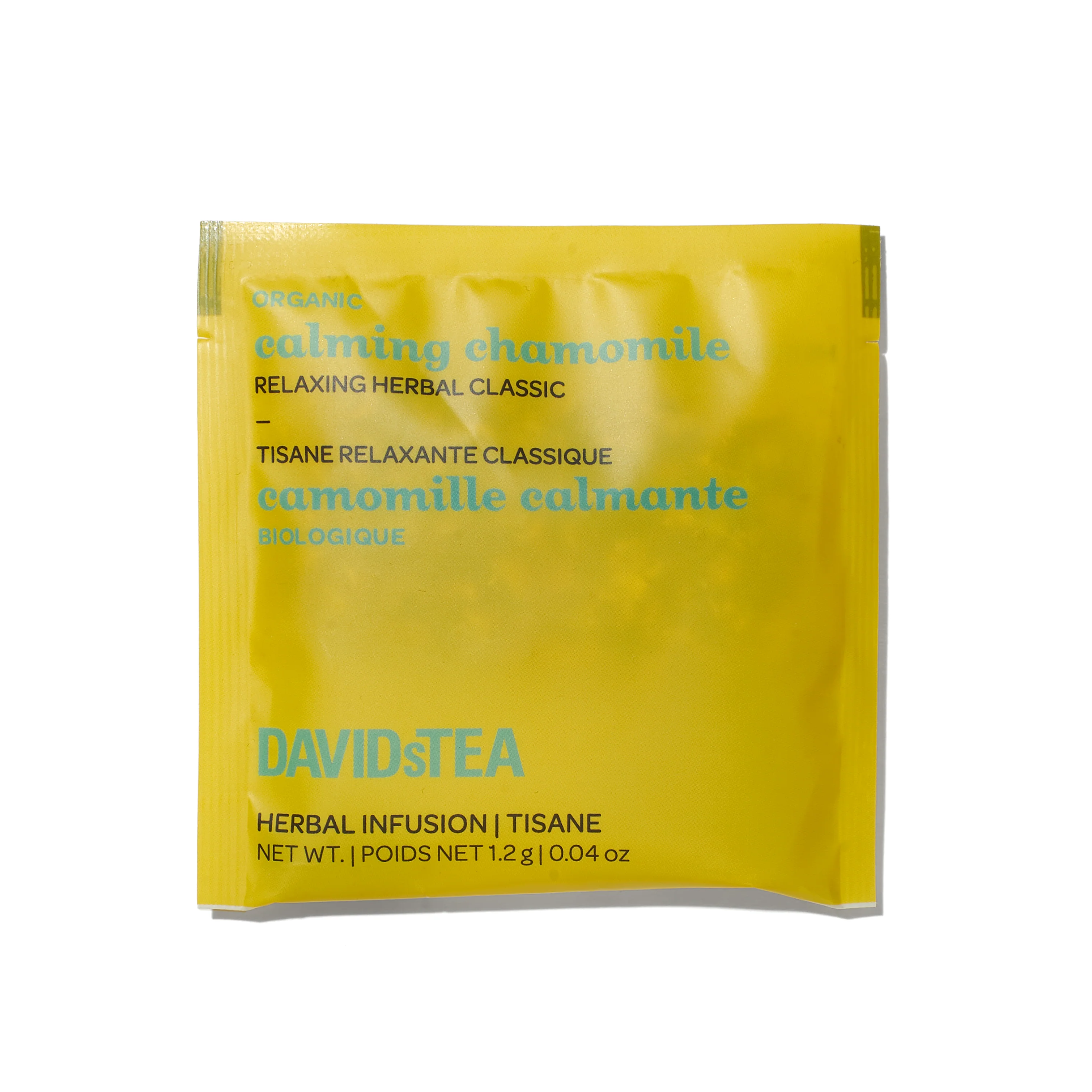 DAVIDsTEA Organic Calming Chamomile Tea Pack of 25 Sachets