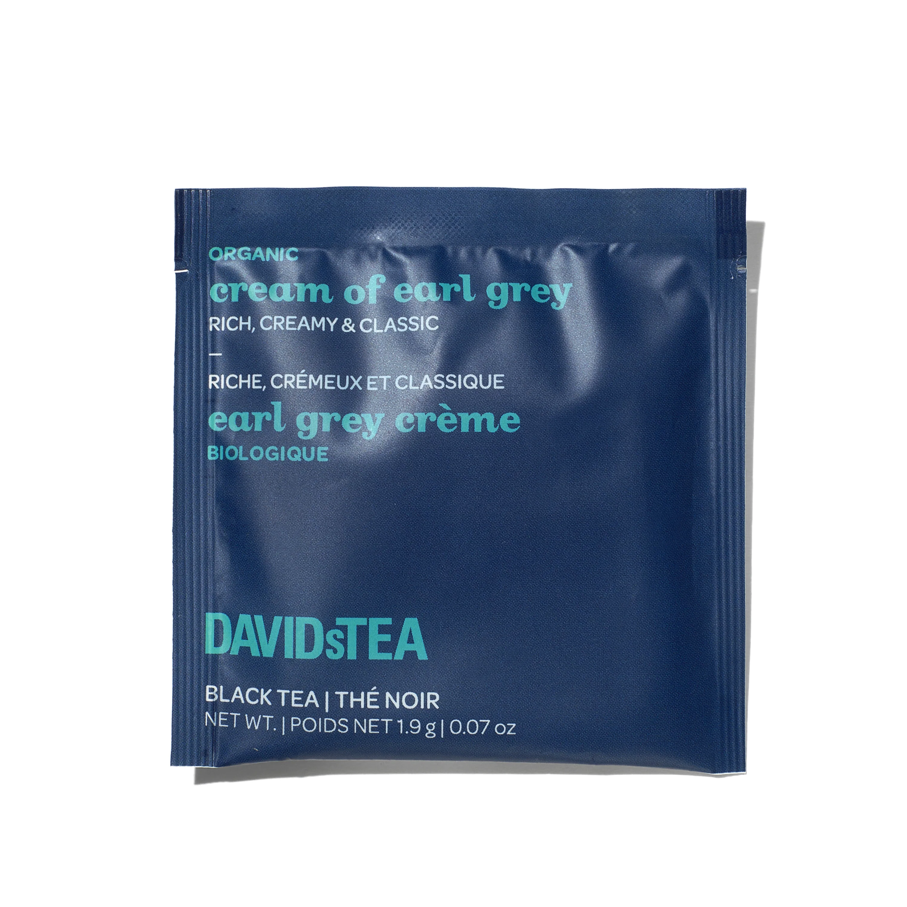 DAVIDsTEA Organic Cream of Earl Grey Tea Pack of 25 Sachets