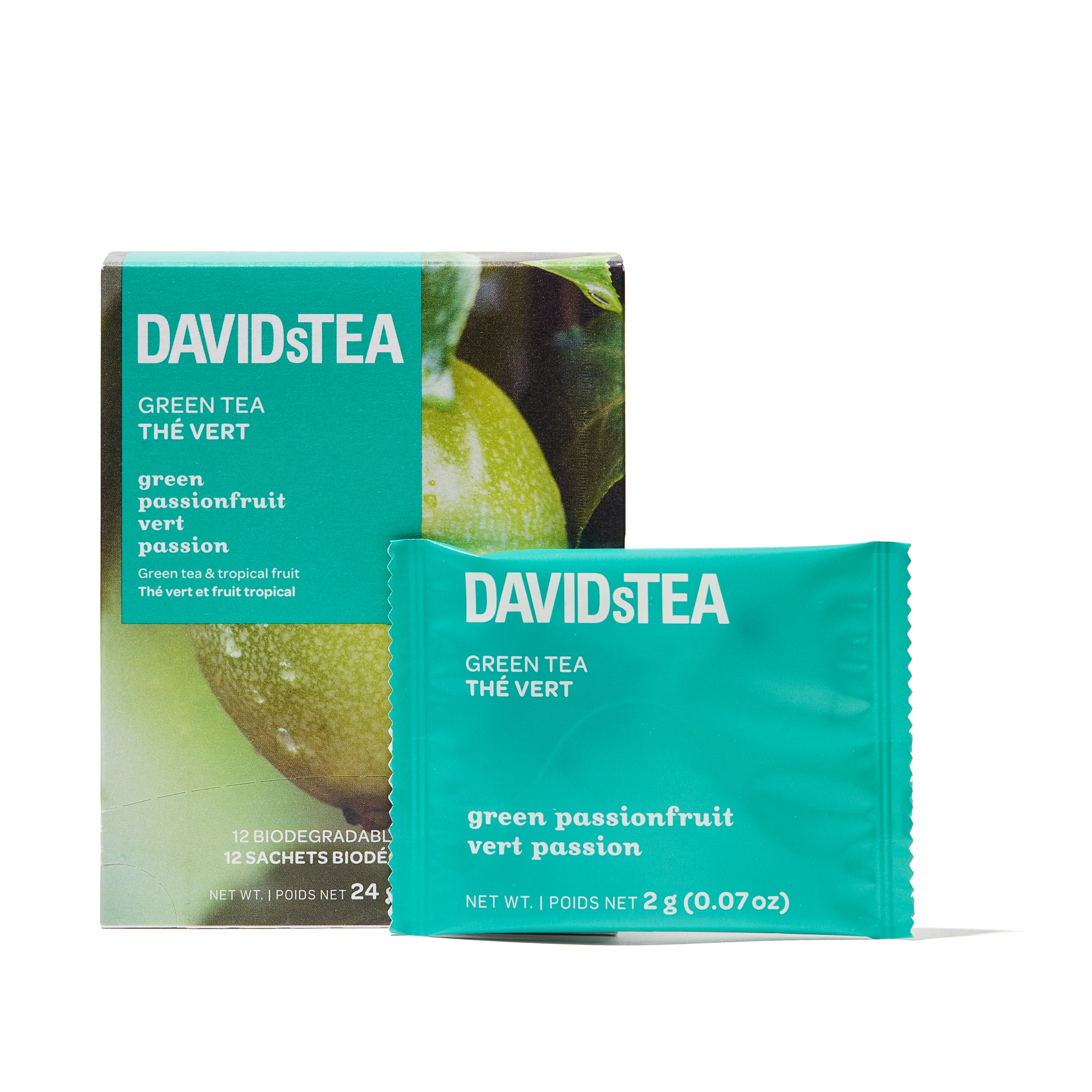 DAVIDsTEA Green Passionfruit Tea Pack of 12 Sachets — SKU SB-FB6799-EA37434A48018C