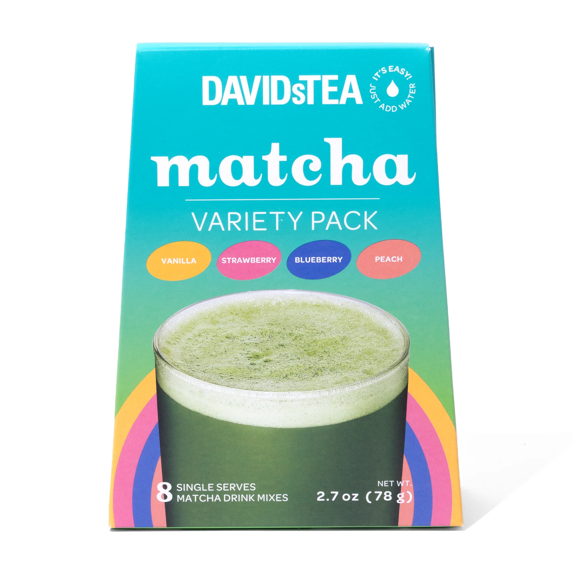 DAVIDsTEA Fruity Matcha Single Serves Variety Pack of 8 — SKU SB-FB6799-CDAD904C63FCE8