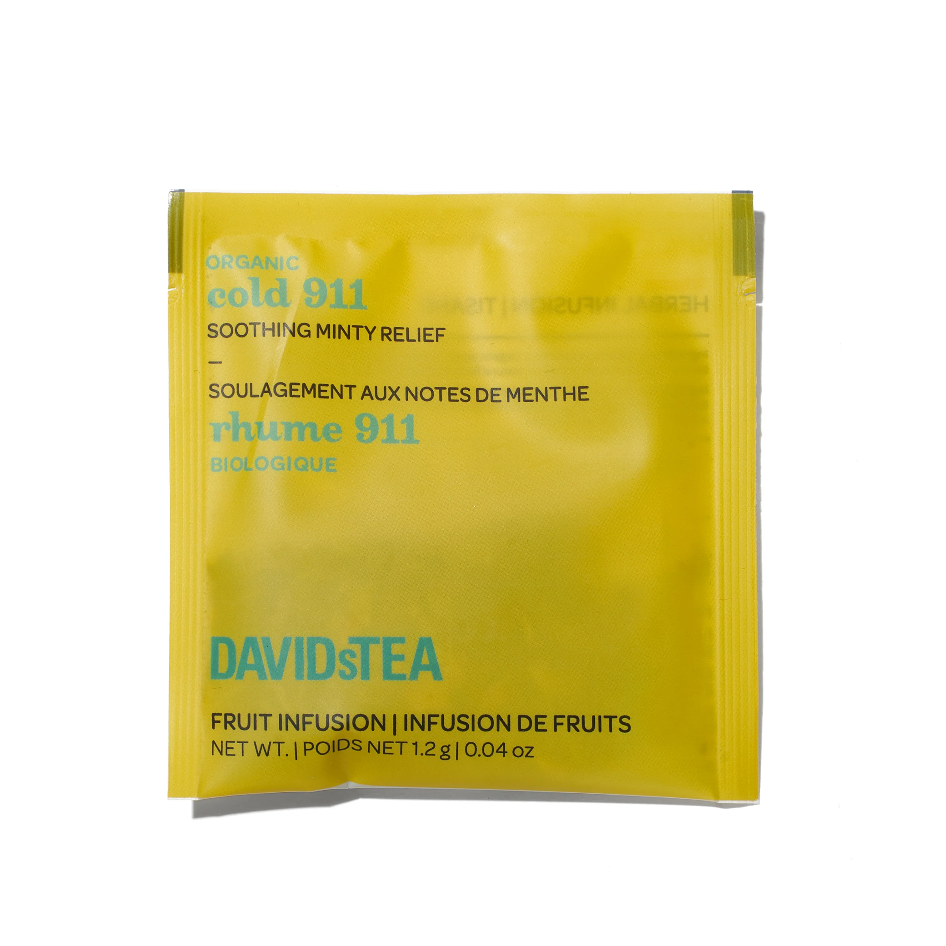 DAVIDsTEA Organic Cold 911 Tea Pack of 25 Sachets