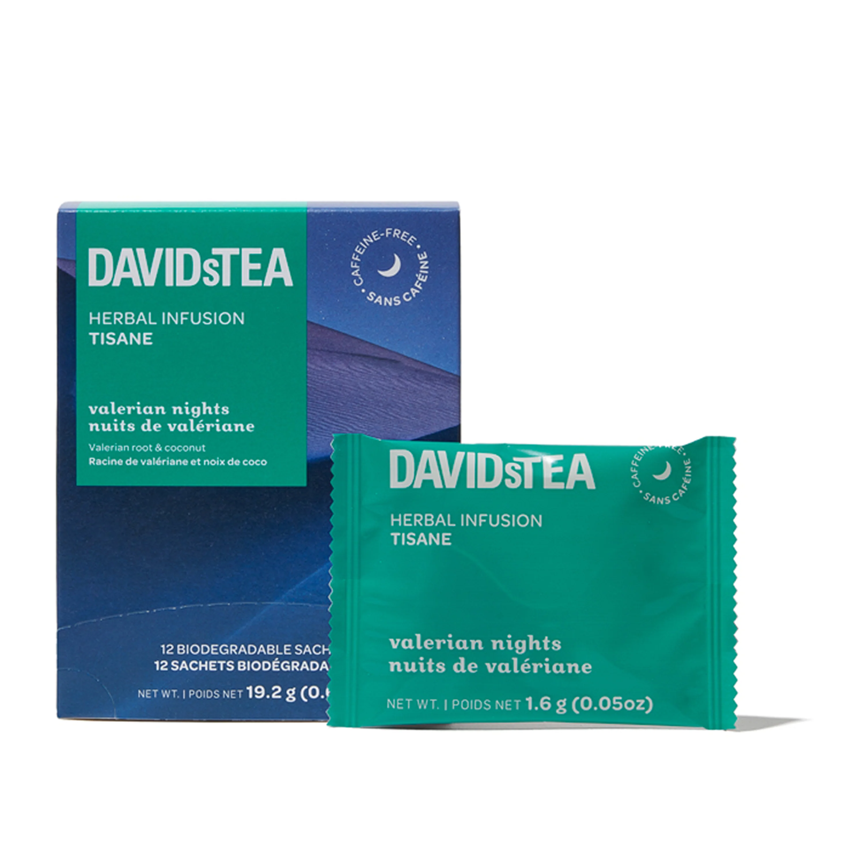 DAVIDsTEA Valerian Nights Tea Pack of 12 Sachets — SKU SB-FB6799-2C339851BBAD9C