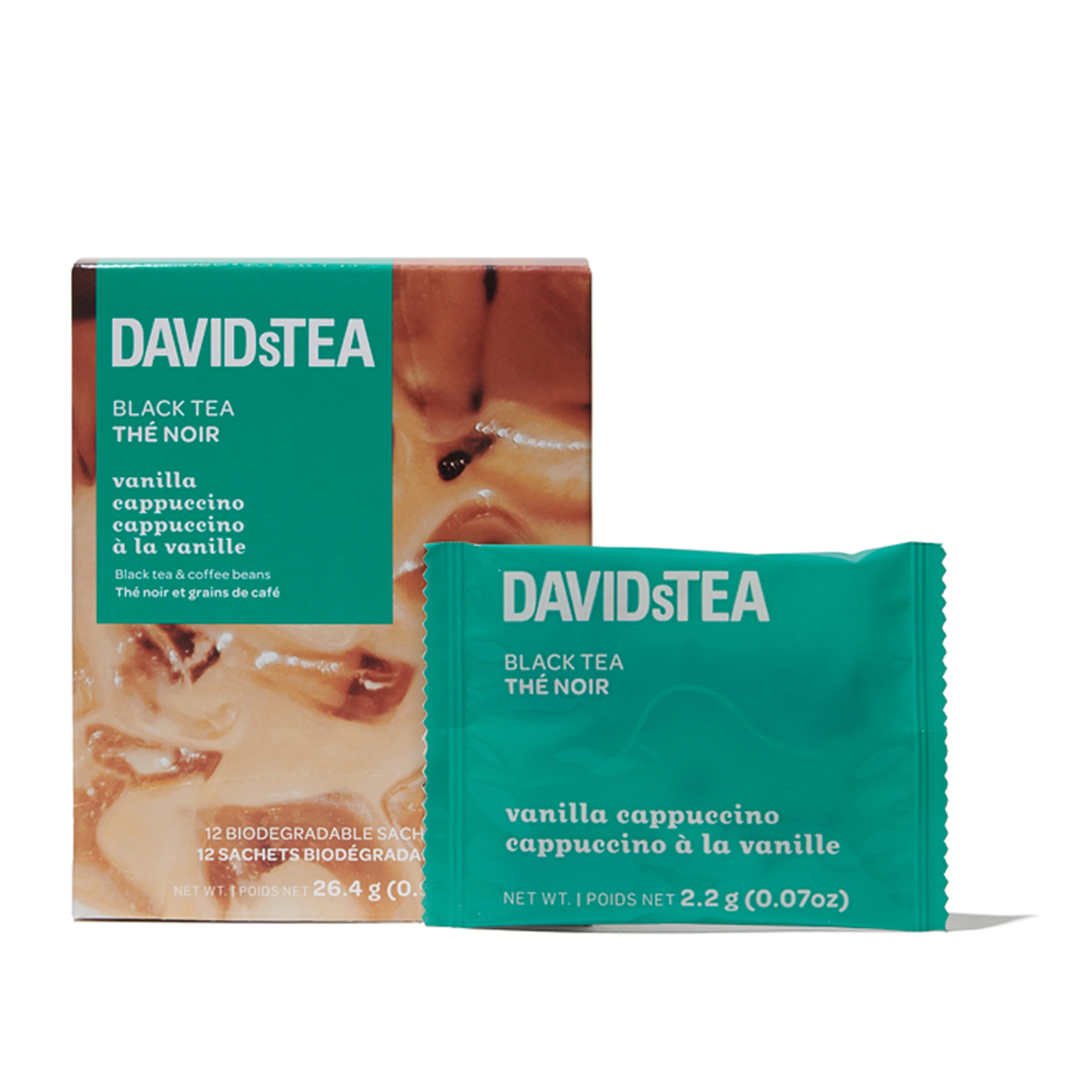 DAVIDsTEA Vanilla Cappuccino Tea Pack of 12 Sachets — SKU SB-FB6799-C6A2838078F5C8