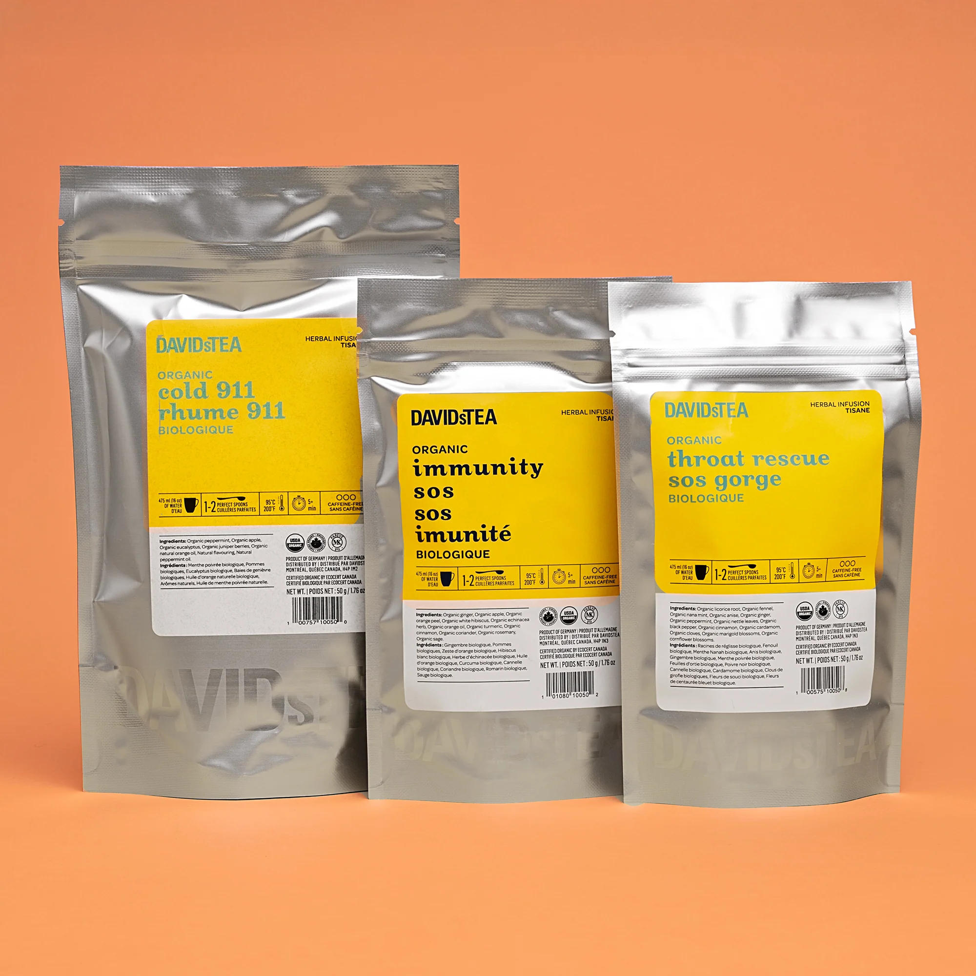 DAVIDsTEA Cold & Immunity Tea Bundle — SKU SB-FB6799-7233FDF5729B4D