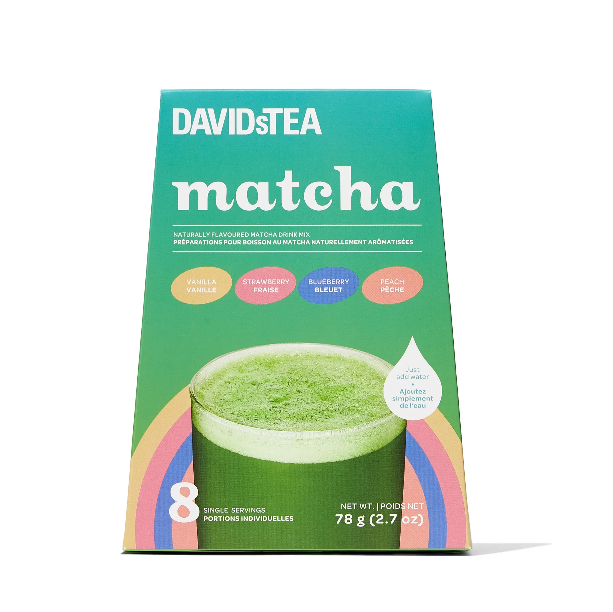 DAVIDsTEA Fruity Matcha Single Serves Variety Pack of 8 — SKU SB-FB6799-A7FC29F5FA048E