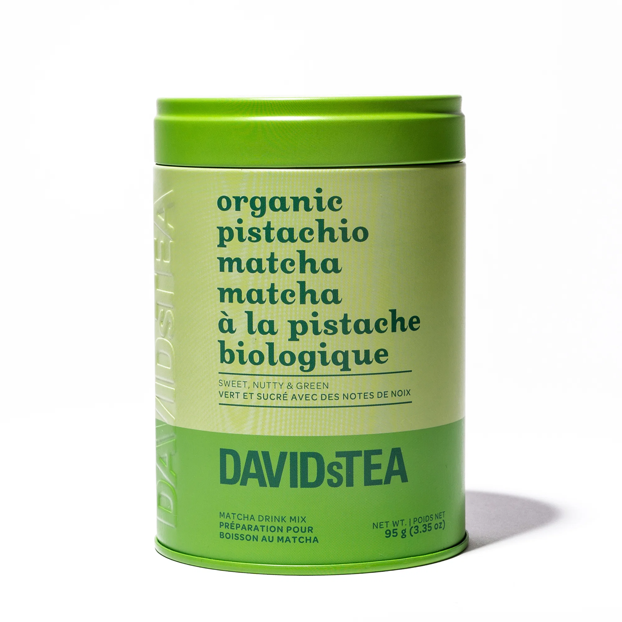 DAVIDsTEA Organic Pistachio Matcha Tea Printed Tin