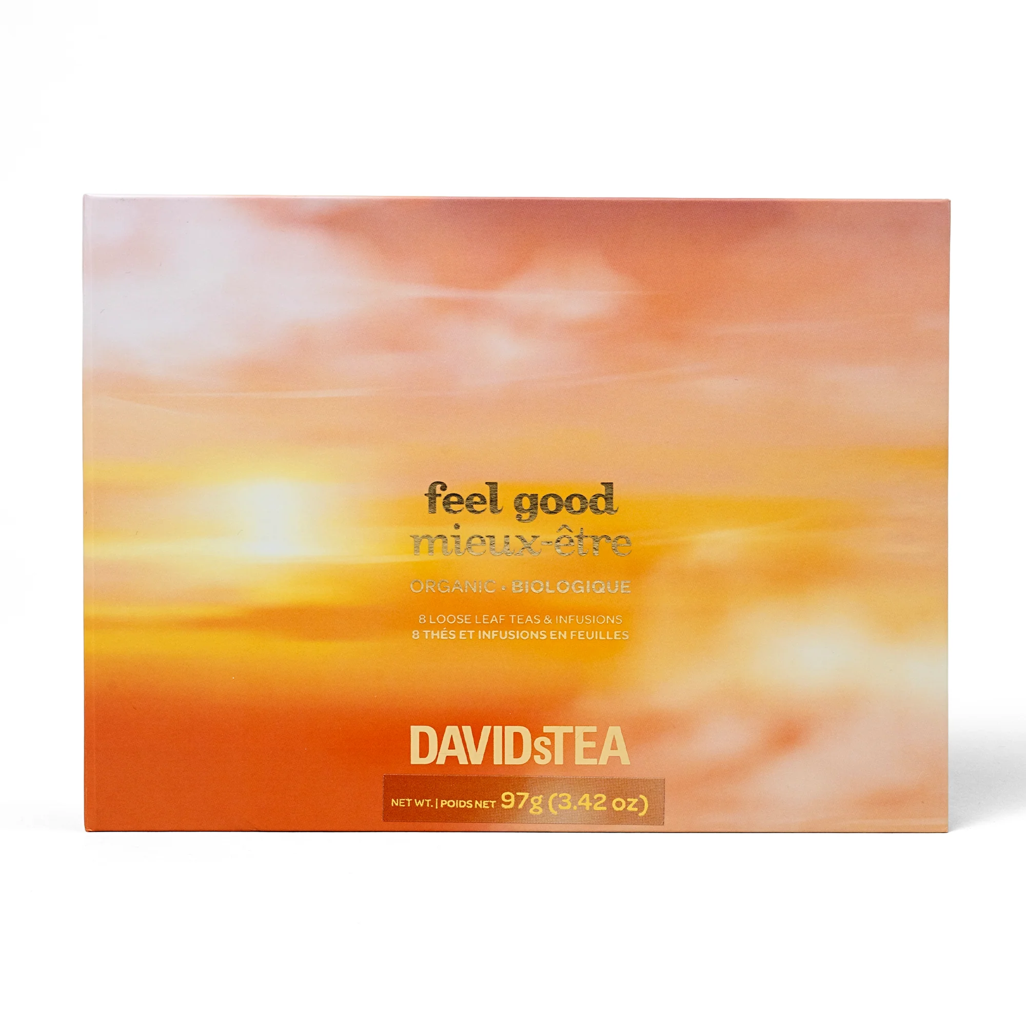 DAVIDsTEA Feel Good Teas 8 Tea Sampler