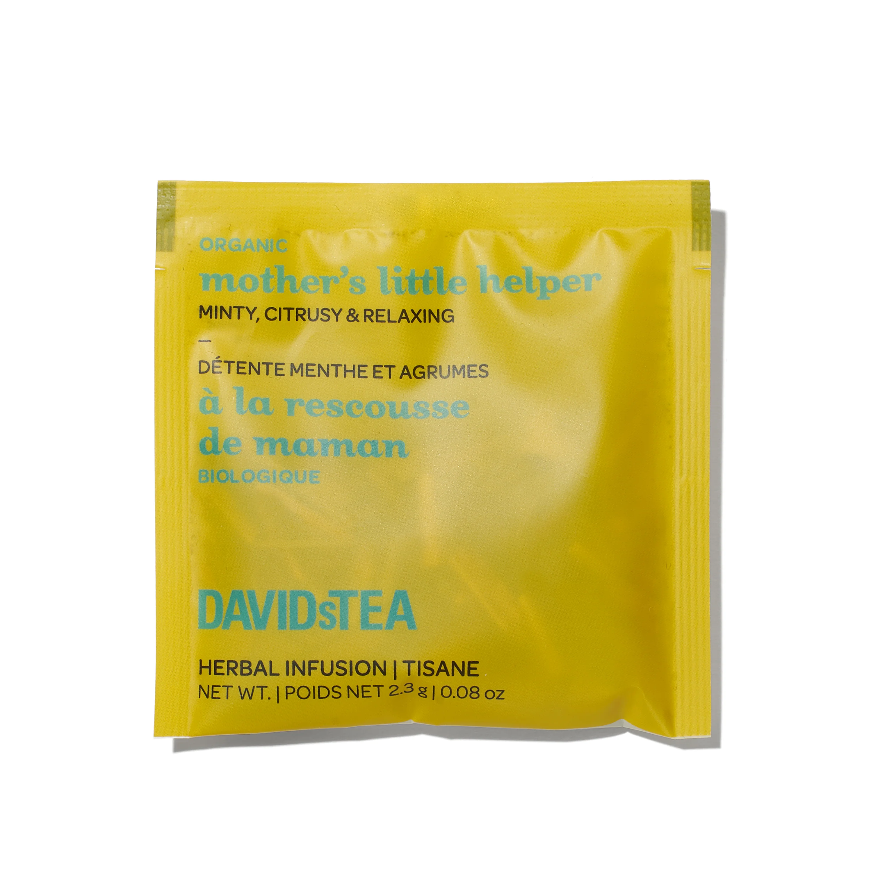 DAVIDsTEA Organic Mother's Little Helper Tea Pack of 25 Sachets