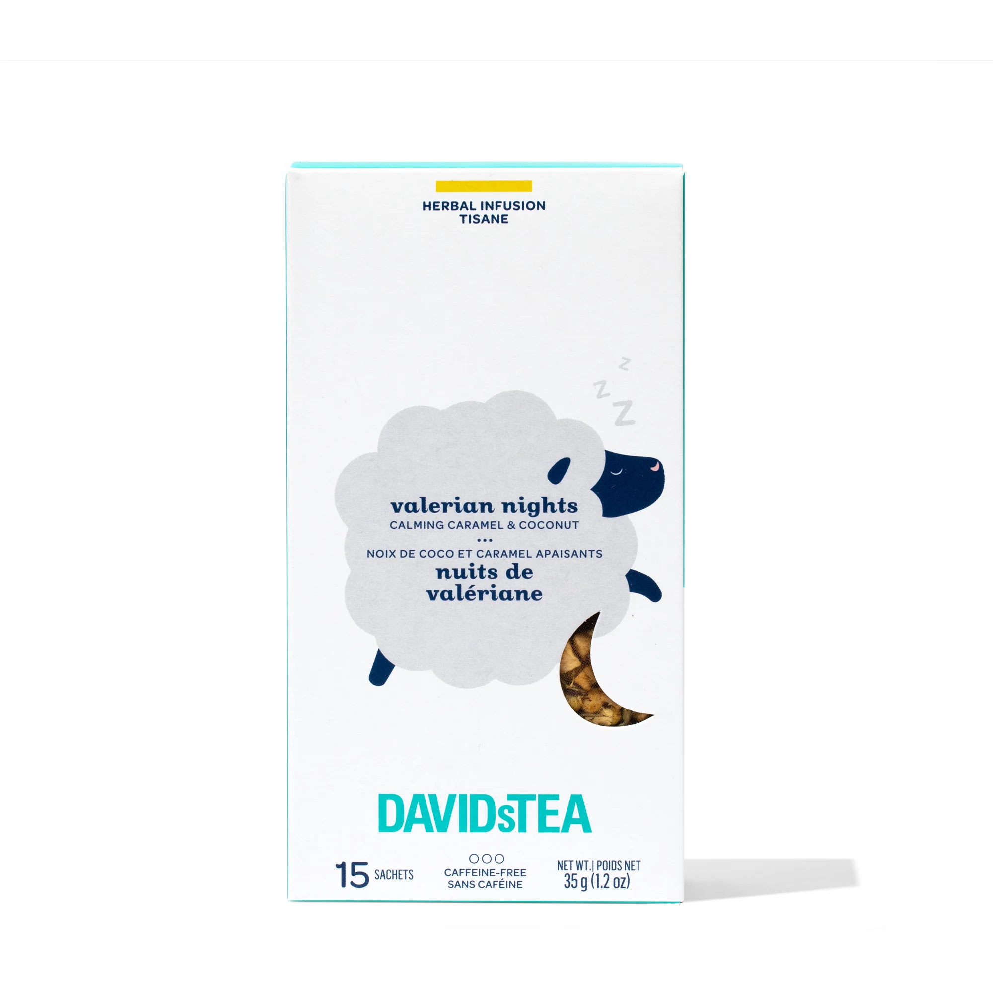 DAVIDsTEA Valerian Nights Tea Pack of 15 Sachets
