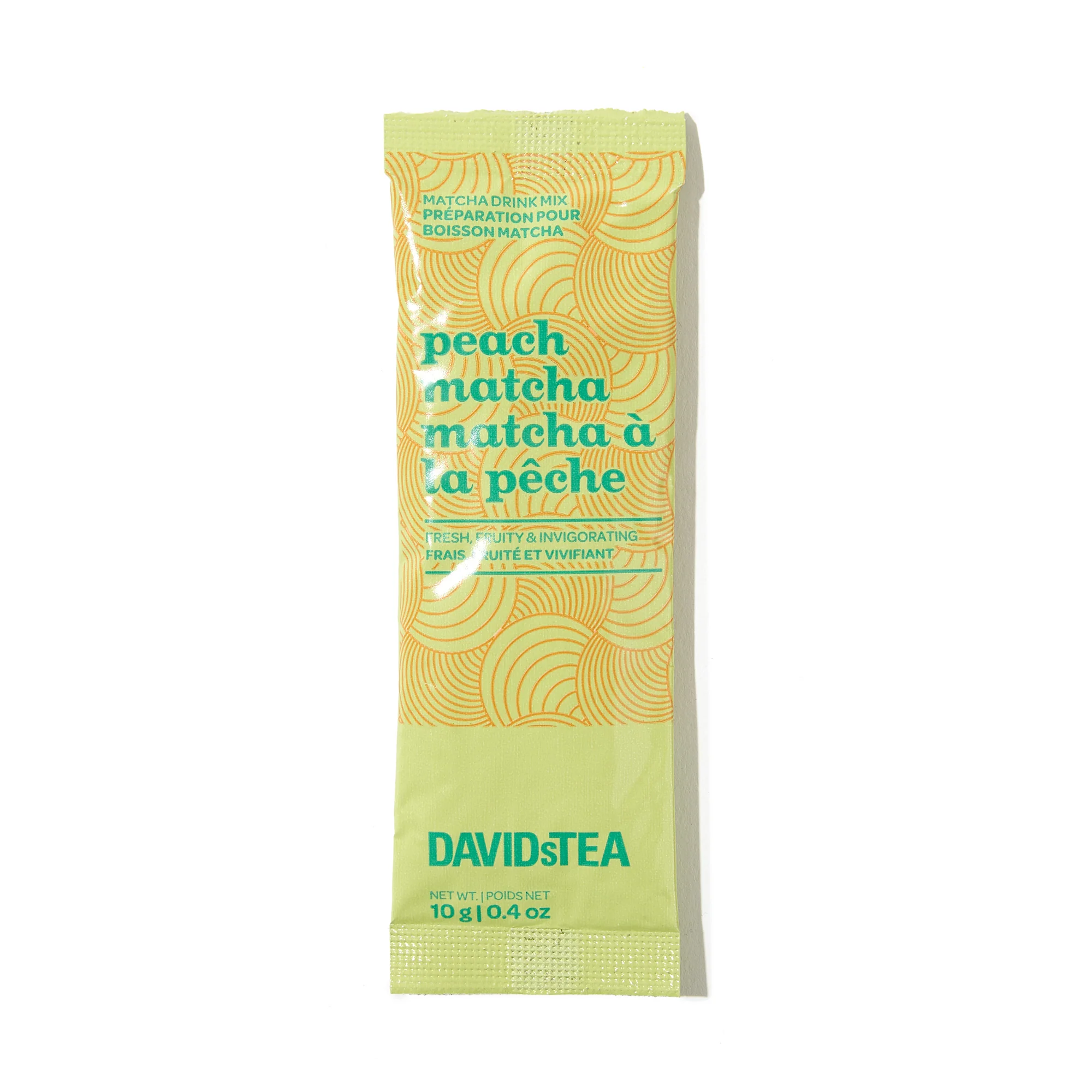 DAVIDsTEA Peach Matcha Single Serves Pack of 48