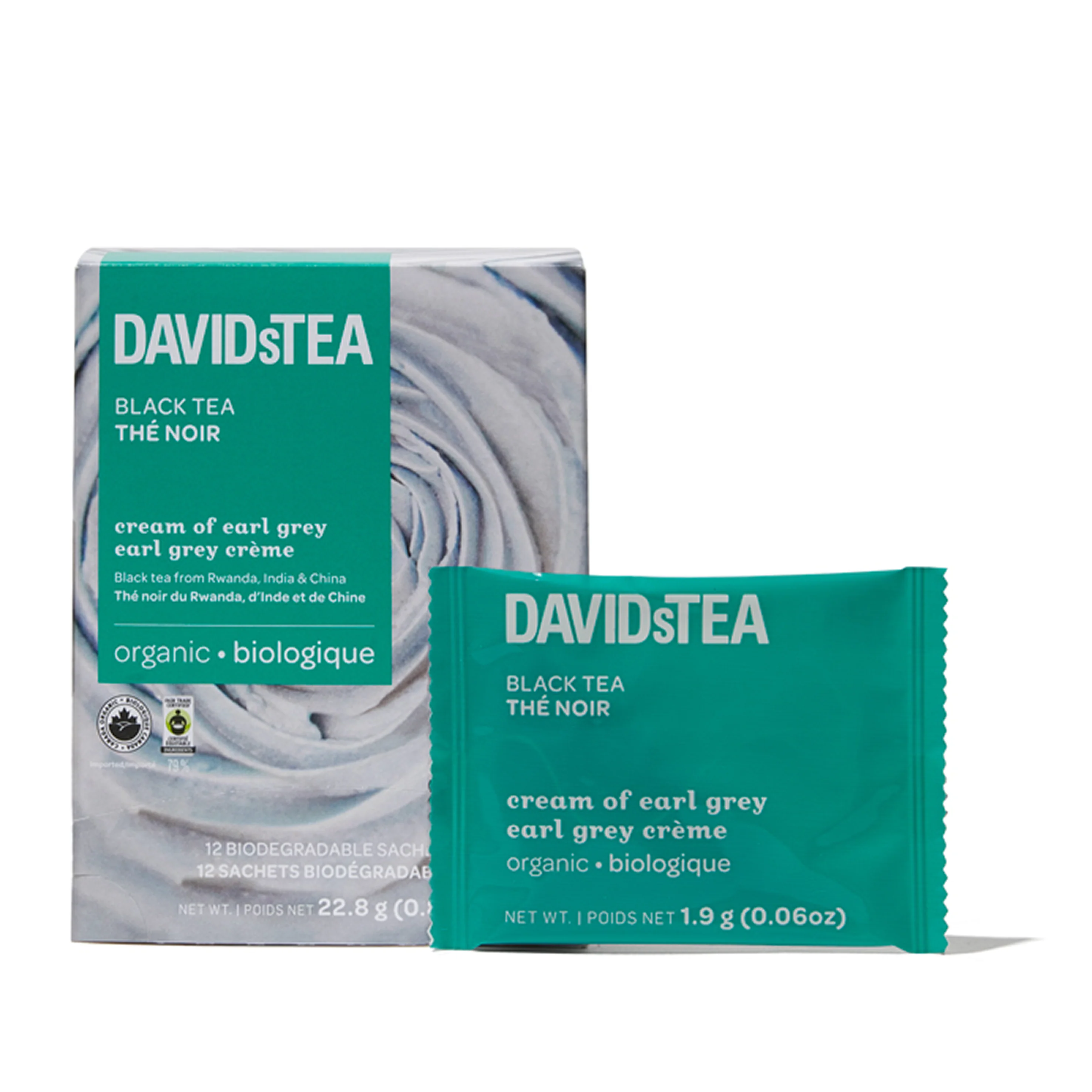 DAVIDsTEA Organic Cream of Earl Grey Tea Pack of 12 Sachets — SKU SB-FB6799-EA3BDD30ED27BC