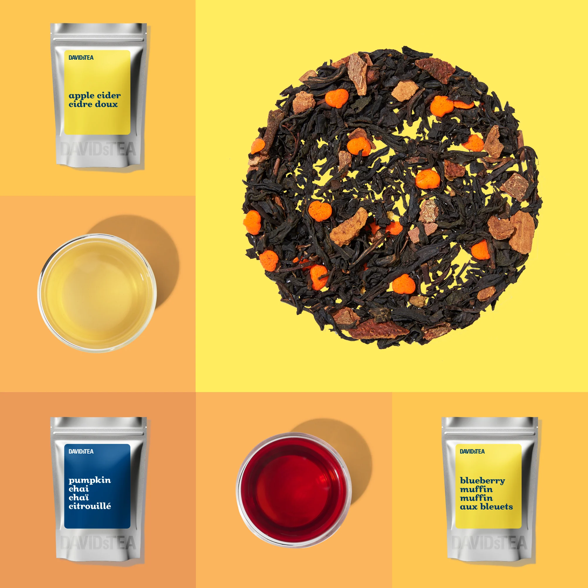 DAVIDsTEA Fruity Fall Trio Tea Bundle