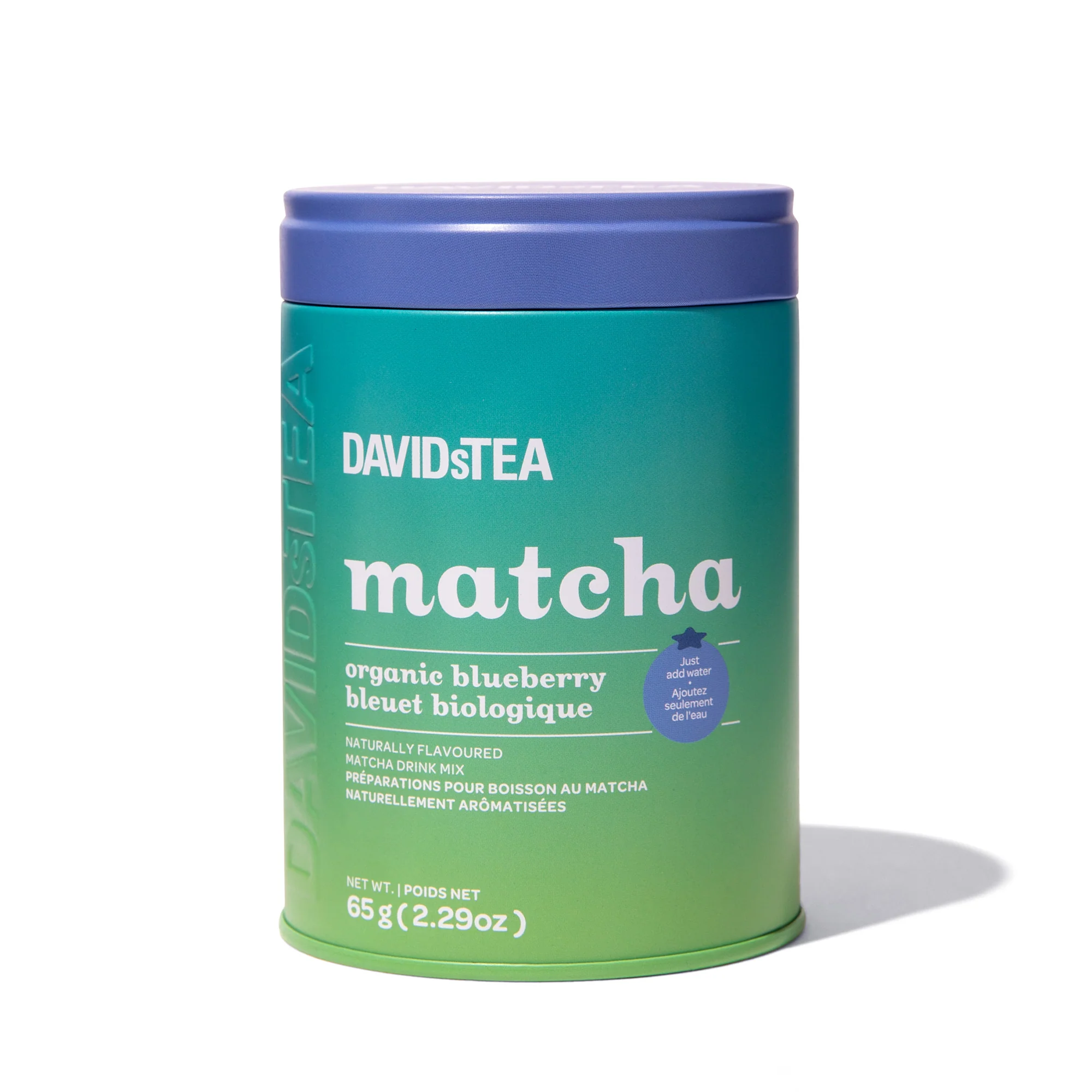 DAVIDsTEA Organic Blueberry Matcha Tea Tin — SKU SB-FB6799-A582067A7687A5