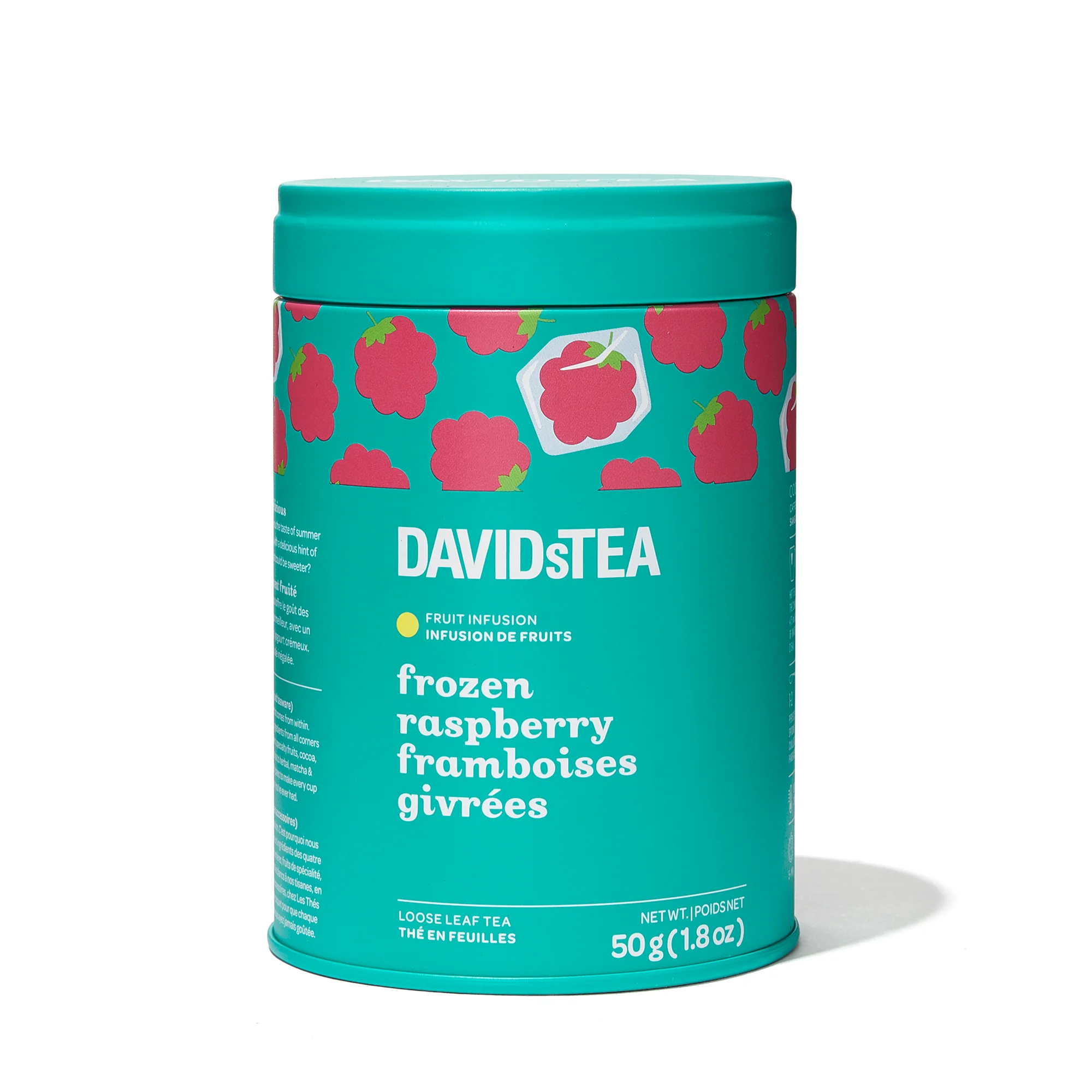 DAVIDsTEA Frozen Raspberry Tea Loose Leaf Tin