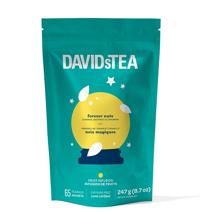 DAVIDsTEA Forever Nuts Tea Bag of 65 Sachets