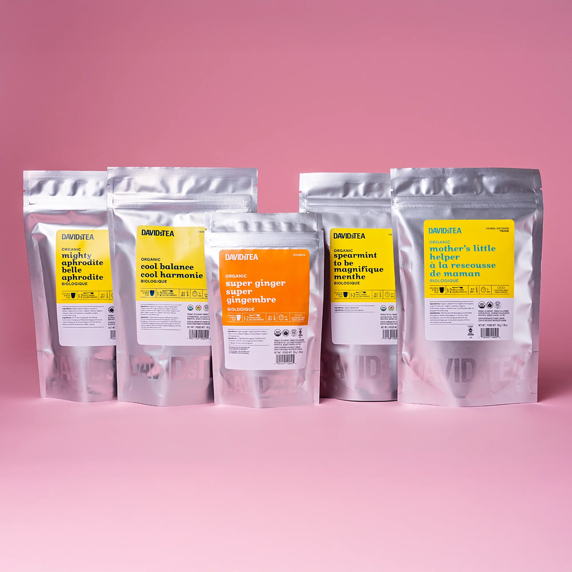 DAVIDsTEA Women's Wellness Organic Tea Bundle