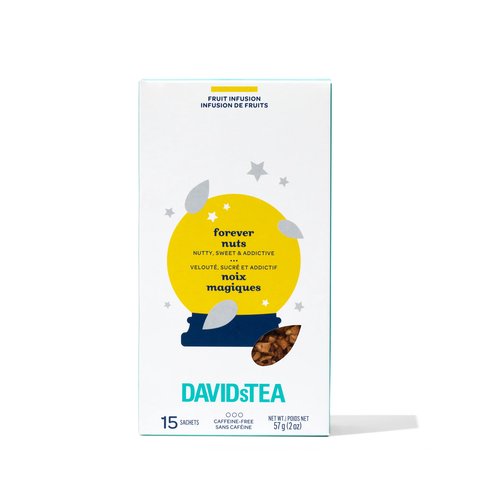 DAVIDsTEA Forever Nuts Tea Pack of 15 Sachets