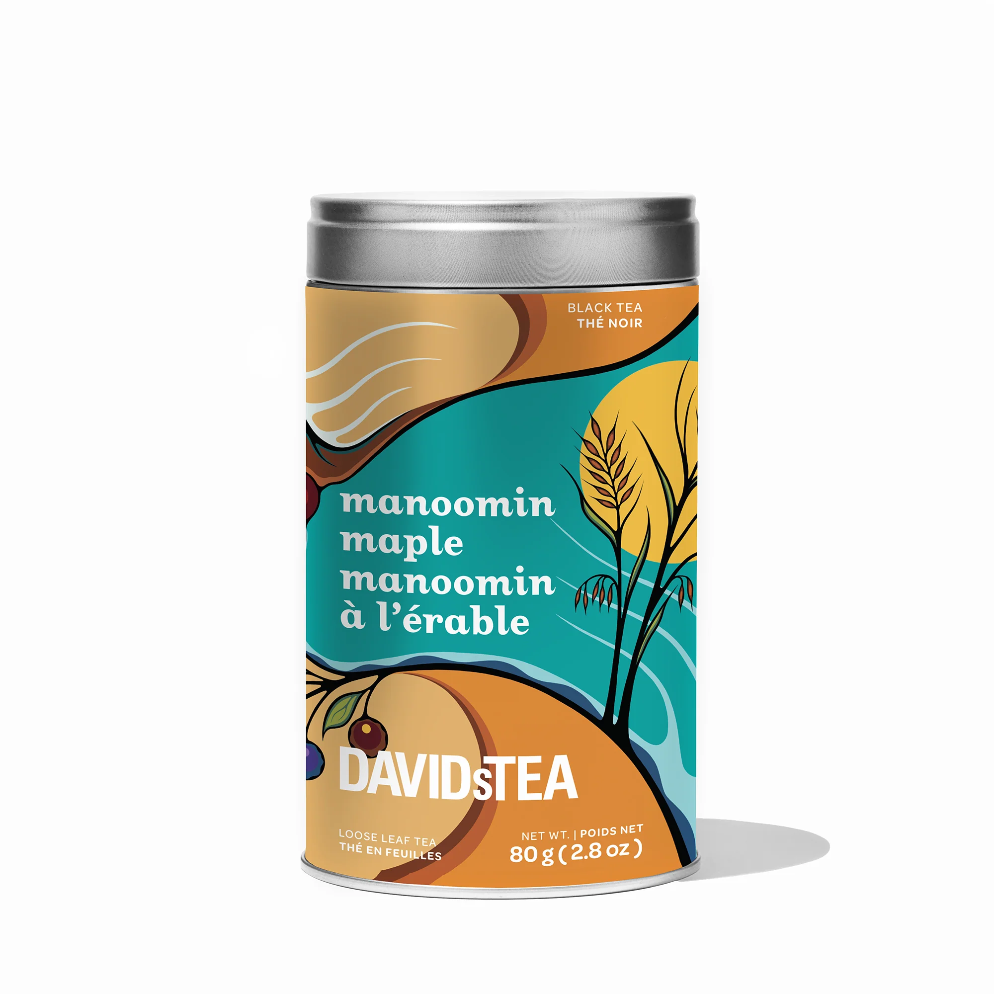 DAVIDsTEA Manoomin Maple Tea Iconic Tin
